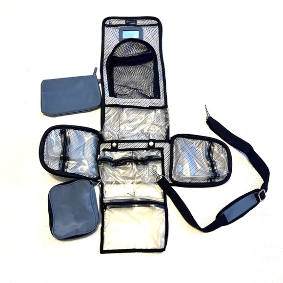 Everything Bag Carry On Travel Makeup Toiletry Jewelry Case Pouch Organizer - Picture 12 of 13